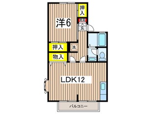 コンフォートヒルズ　Ⅰ番館の物件間取画像